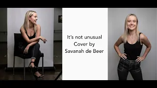 It’s not unusual Cover - Savanah de Beer