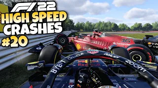 F1 22 HIGH SPEED CRASHES #20