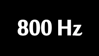 800 Hz Test Tone 1 Hour