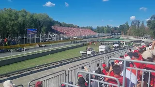 F1 Race (Lap 2), Monza 2022. View from 6B grandstand