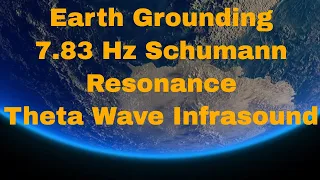 7.83 Hz Schumann Resonance - Deep Mind Concentration - Theta Binaural Beats and 0.5 Hz subsonics 4K