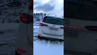 Fortuner in Snow