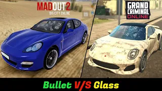 Glass V/S Bullet Comparison in Open World Mobile Games: Madout2 V/S Grand Criminal V/S Gangstar Vega