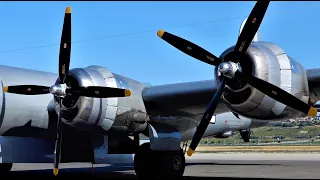 B-29 SuperFortress Engine Start - Maintenance Check, Flight & Landing