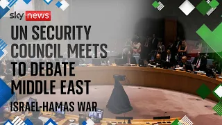 The UN Security Council meets to debate events in the Middle East