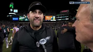 Eagles convert 4th down and advance to Super Bowl 57