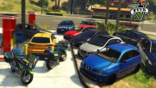 RASSO ILLÉGAL EN TDI SANS PERMIS COURSE POURSUITE VS LES MOTARDS DE LA GENDARMERIE | GTA V RP MOD