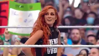 Bianca Belair vs Becky Lynch SmackDown Women's Championship WWE SummerSlam 2021