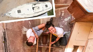 Rescued €1 Sailboat Rebuild. The First Step to Rig The Boat: The Mast Step | SAILING SEABIRD Ep.62