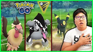 Full Dark Pokemon Team in The Go Battle Ultra League in Pokemon GO