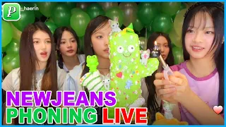 【日本語字幕】 NewJeans Phoning Live Haerin's Birthday ! 18歳の誕生日を祝う 2024年5月15