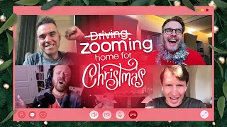 Robbie Williams, Gary Barlow, James Blunt parody Driving Home for Christmas!