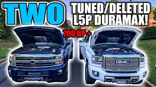 TEST DRIVE AND 4WD BOOSTED LAUNCH WITH DELETED/TUNED L5P DURAMAX | *CRAZY BURNOUT*