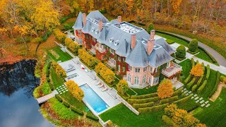 This $15 Million Connecticut Mansion Has a Bonkers 25-car Underground Garage