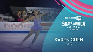 Karen Chen (USA) | Ladies Free Skating | Guaranteed Rate Skate America 2020 | #GPFigure