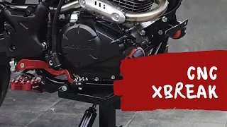 Pesang FootStep dan Pedal Rem CNC Xbreak di Honda CRF 150 L Baru 2020