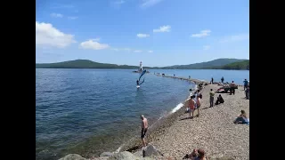 Японское море , Токаревский маяк , пляж .  Владивосток