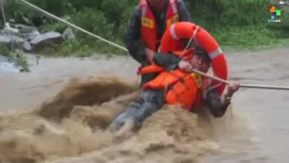 China Floods Leaves Dozens Dead