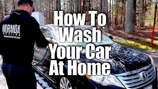 How To Wash Your Car At Home!  Easy...Fast...Enjoyable.. #averagejoedetailing #Detailingtips