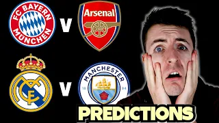 My Champions League Q-F 23/24 Predictions.