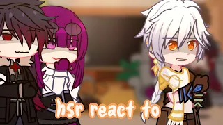 honkai starrail react to Nb!y/n as aether || hsr react to || part 1/3