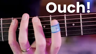 When you cut your finger, but still want to play