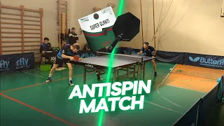 CYBERSHAPE FRICTIONLESS ANTISPIN🔥| BARNA SUPER GLANTI SOFT | TABLE TENNIS MATCH