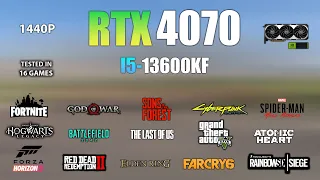 RTX 4070 + 13600KF : Test in 16 Games - RTX 4070 1440p Gaming