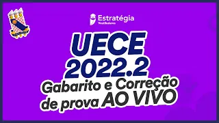 UECE 2022.2 - Gabarito e Correção de prova AO VIVO