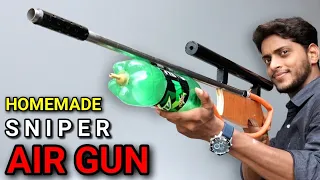 How to make Air Powered Sniper Rifle using plastic bottle in hindi 👉 Part - 1