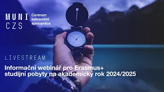 Informační webinář pro vyjíždějící studenty | 2024