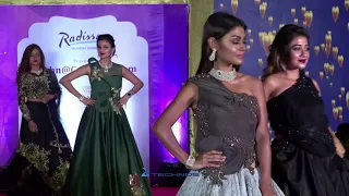 Yuvika Chaudhary, Tina Dutta & Others Walk The Ramp For Wedding Show Exhibition