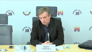 2021-03-29 Lietuvos Nepriklausomybės Akto signataro Zigmo Vaišvilos spaudos konferencija