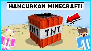 MIPAN & ZUZUZU Hancurkan Dunia Minecraft Dengan BOM RAKSASA Paling Besar! - Minecraft Survival