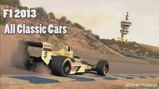 F1 2013 Game: All Classic Cars