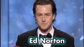 Edward Norton Salutes Robert De Niro at AFI Life Achievement Award