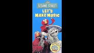 Sesame Street: Let's Make Music (2000 VHS) (Full Screen)