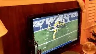 A Packer fan goes nuts