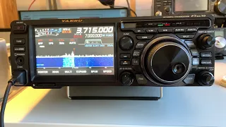 A quick call into the RAFARS 80m net using the excellent Yaesu FTDX10