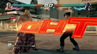 Jin Kazama teaching Geese the correct way to apply wall pressure