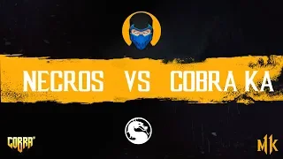 Некрос Удивился От Саба Кобры Ка - (Necros) vs (Cobra Ka)