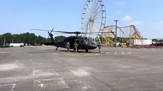 US Army UH-60 Blackhawk landing in Hamburg, NY Pt. 3