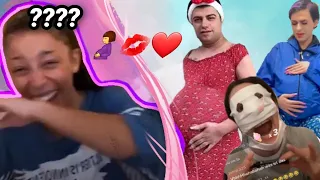 TİKTOK'TA HAMİLE kalan erkekler VS nurdisina 🤰💋💅🏽