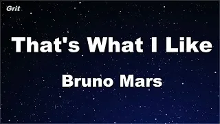 That's What I Like - Bruno Mars Karaoke 【No Guide Melody】 Instrumental