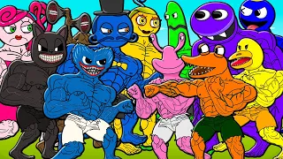 TOP 10 BEST ANIMATIONS OF MUSCLE MONSTERS! RAINBOW FRIENDS POPPY PLAYTIME TREVOR HENDERSON Animation