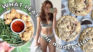 What I Eat IN MODERATION...Food Anxiety, Cheat Days, & How I Avoid Overeating