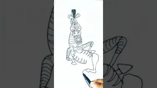 Khumba Cartoon Drawing #Shorts #Art