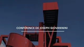 CONFÉRENCE DE JOSEPH GIOVANNINI