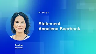 #TDI21 // Statement Annalena Baerbock