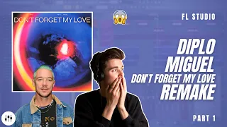 Making 'Don't Forget My Love' By Diplo?! | FL Studio Remake Tutorial + FLP (Part 1)